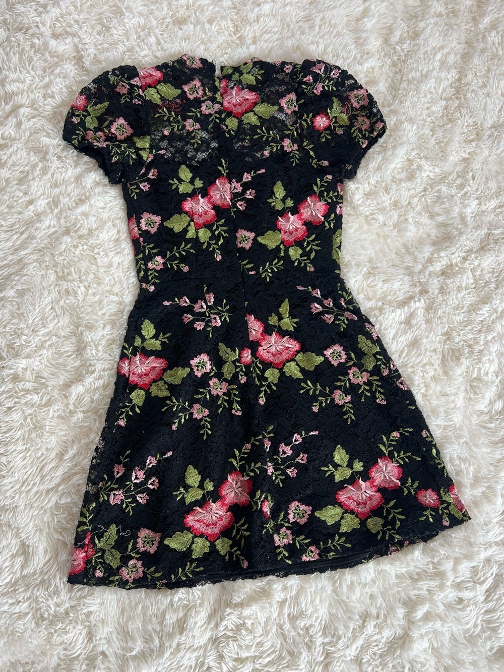 Adelyn Rae Floral Embroidered Dress - Picture 4 of 6